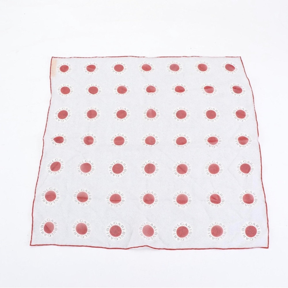 BLVGARY RED AND BLUE Silk Scarf - Picture 4 of 16